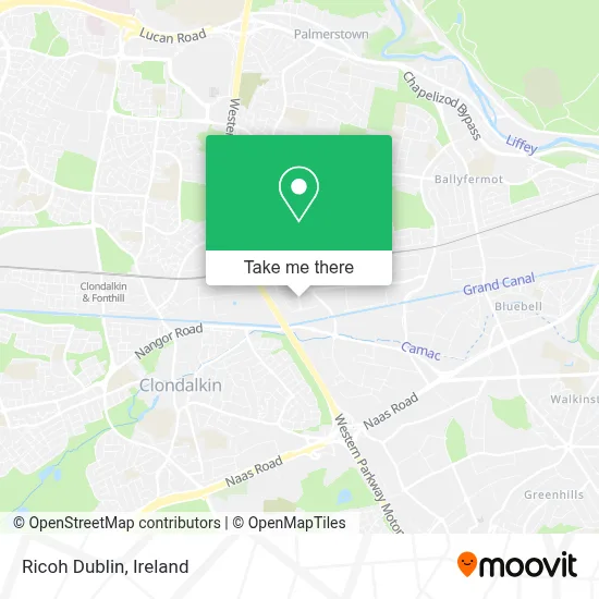 Ricoh Dublin map
