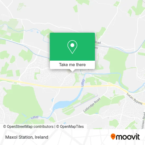 Maxol Station map