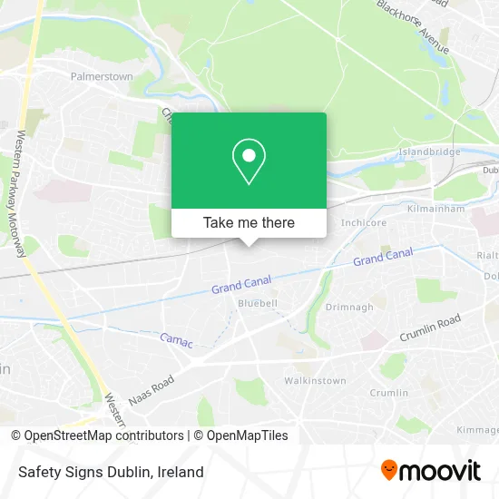 Safety Signs Dublin map