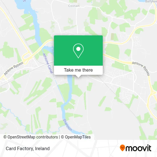 Card Factory map