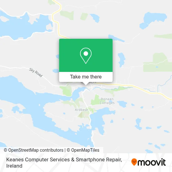 Keanes Computer Services & Smartphone Repair map