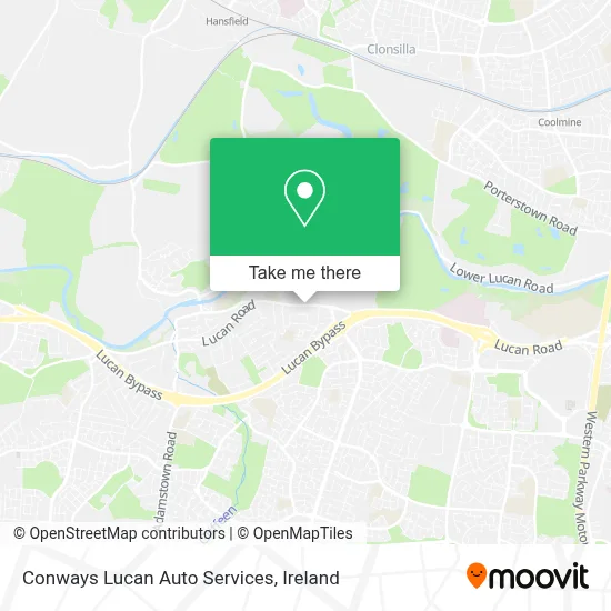 Conways Lucan Auto Services map