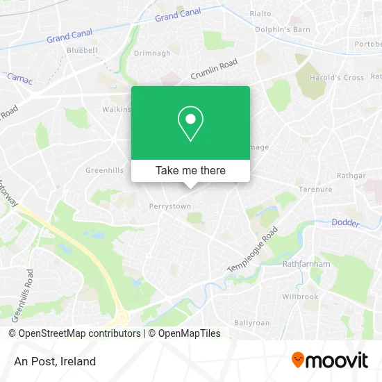 An Post map
