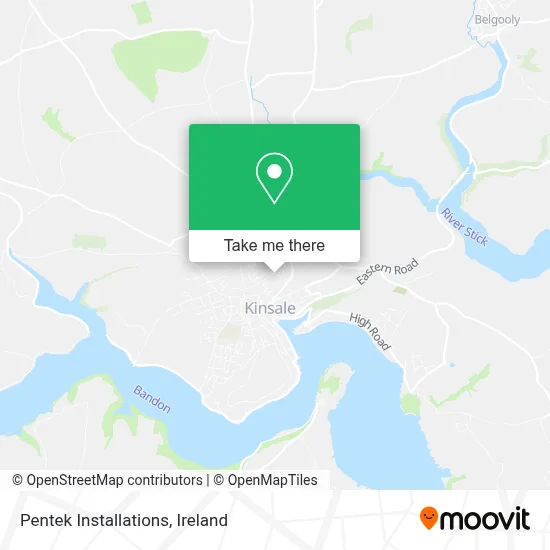 Pentek Installations map