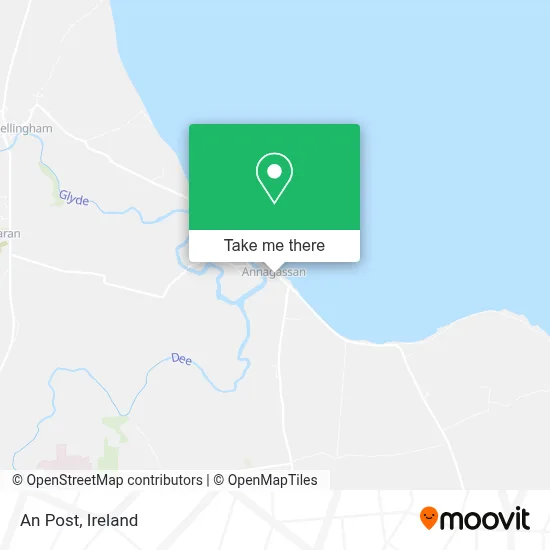An Post map