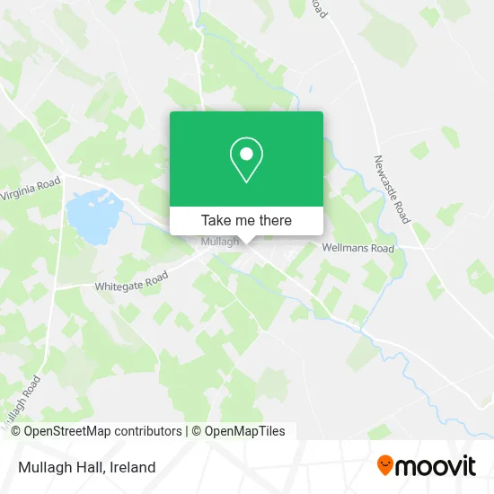 Mullagh Hall map
