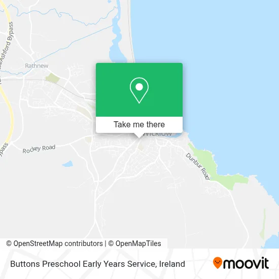 Buttons Preschool Early Years Service map