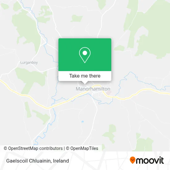 Gaelscoil Chluainin map