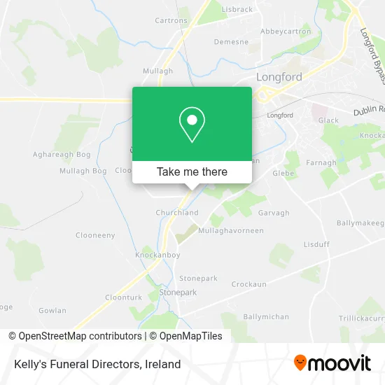 Kelly's Funeral Directors map