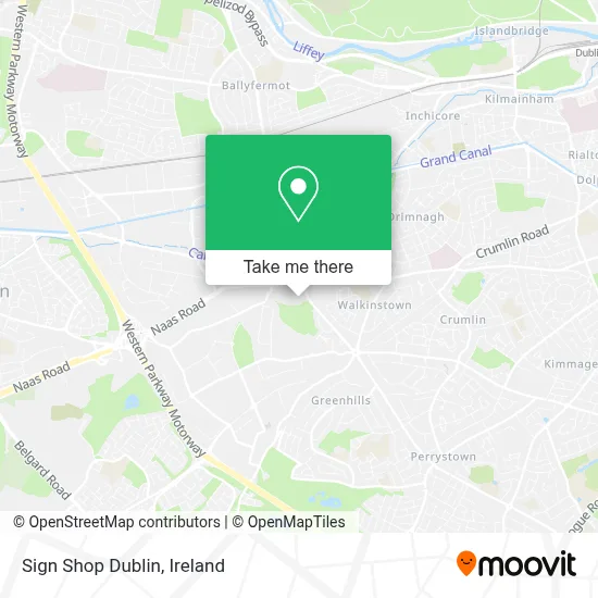 Sign Shop Dublin map