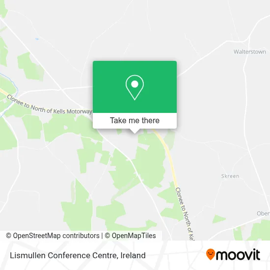 Lismullen Conference Centre map