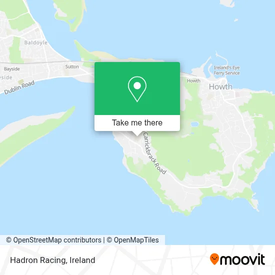 Hadron Racing map