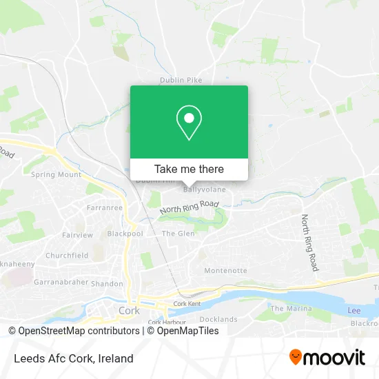 Leeds Afc Cork map