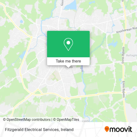 Fitzgerald Electrical Services map