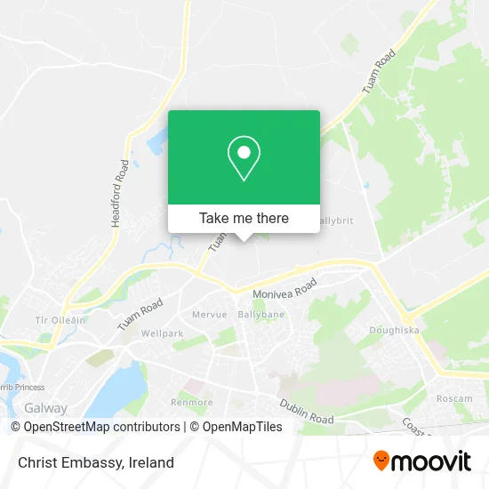 Christ Embassy map