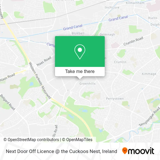 Next Door Off Licence @ the Cuckoos Nest map