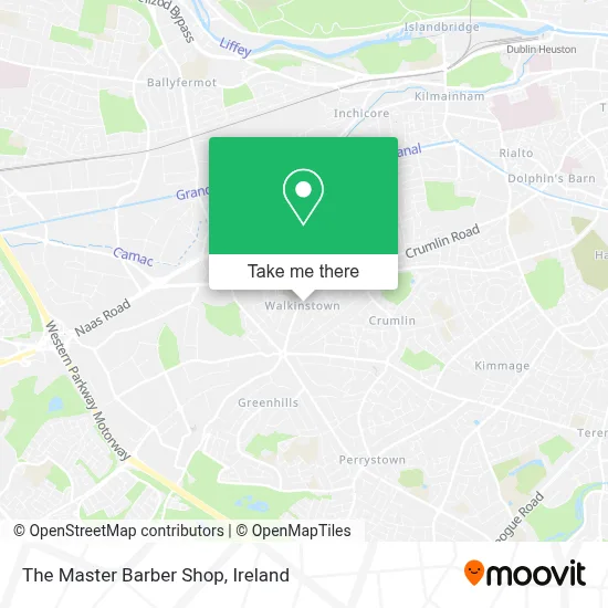 The Master Barber Shop map