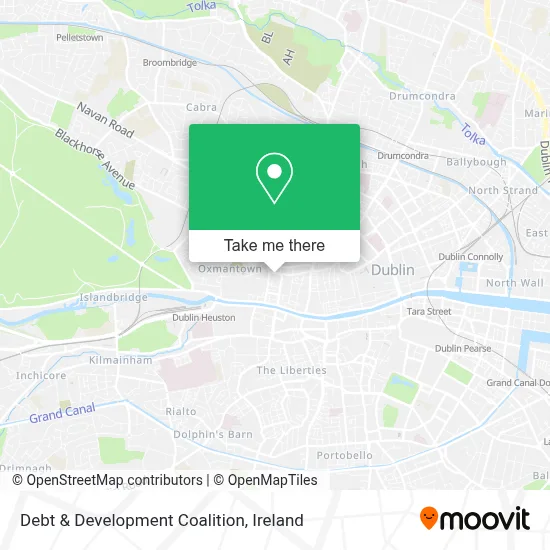 Debt & Development Coalition map