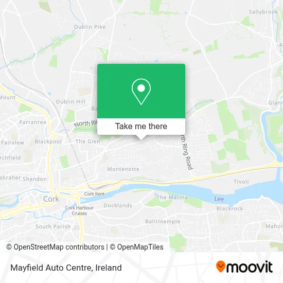 Mayfield Auto Centre map