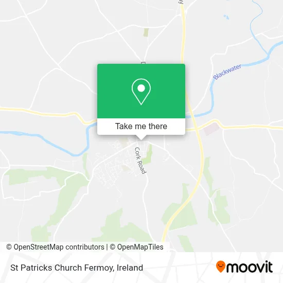 St Patricks Church Fermoy map