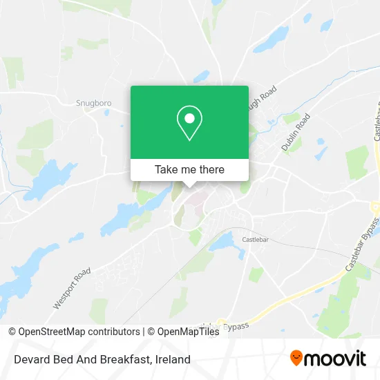 Devard Bed And Breakfast map
