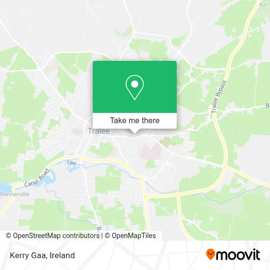 Kerry Gaa map
