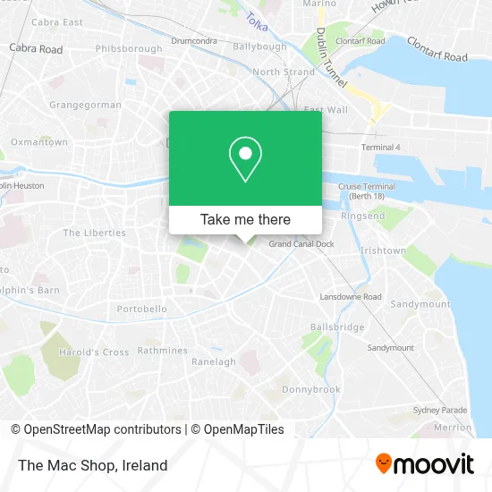 The Mac Shop map