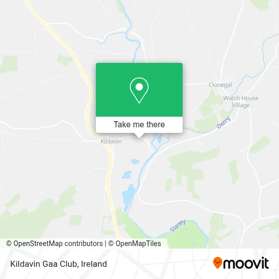 Kildavin Gaa Club map