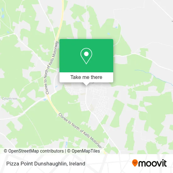 Pizza Point Dunshaughlin map