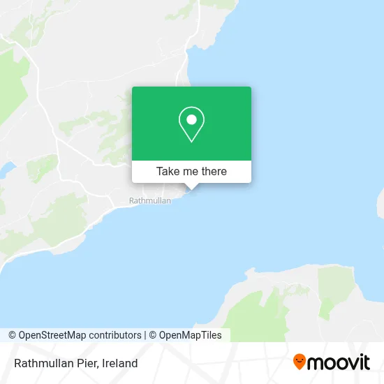 Rathmullan Pier map