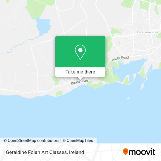 Geraldine Folan Art Classes map