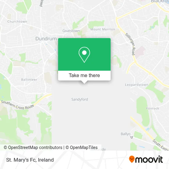 St. Mary's Fc map
