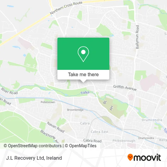 J.L Recovery Ltd map