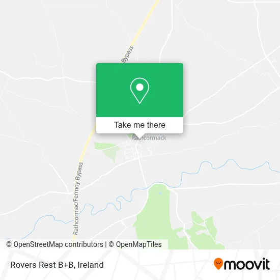 Rovers Rest B+B map