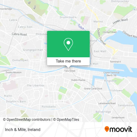 Inch & Mile map