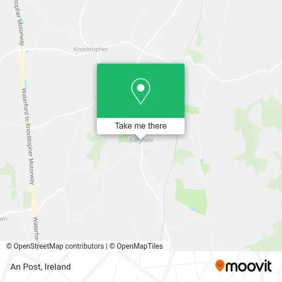 An Post map