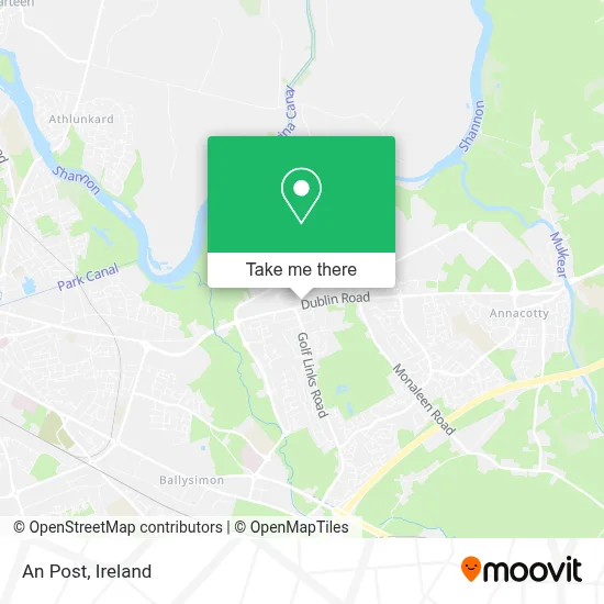 An Post map