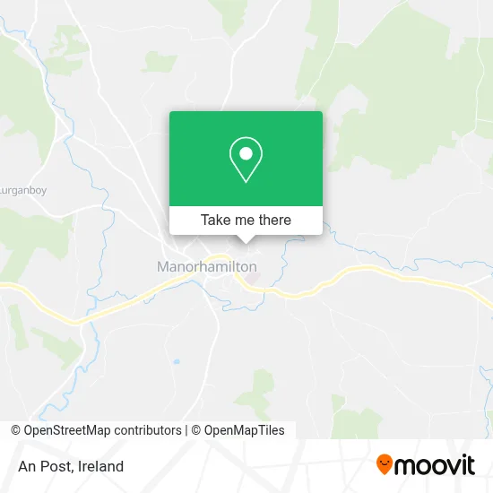 An Post map