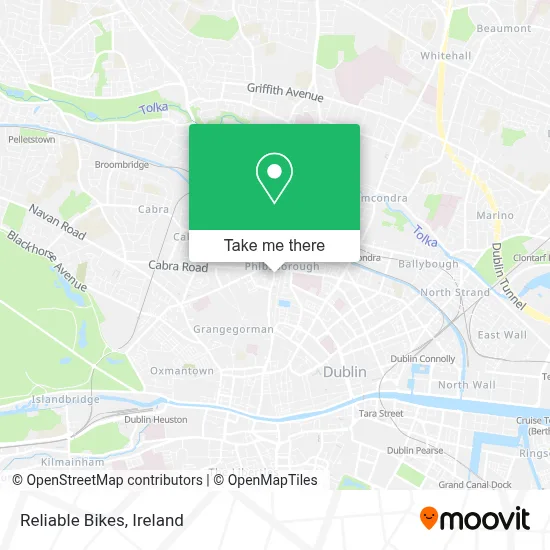 Reliable Bikes map