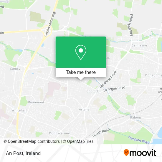 An Post map