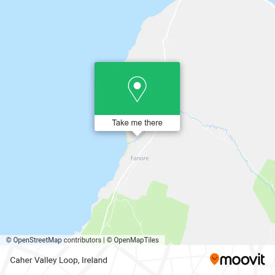 Caher Valley Loop map