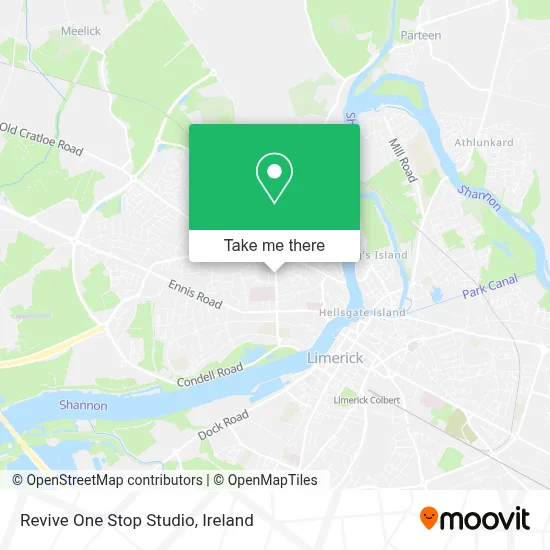 Revive One Stop Studio map