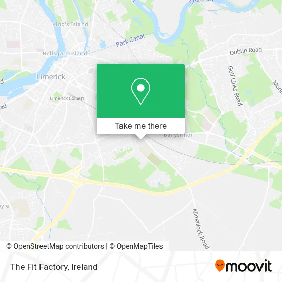 The Fit Factory map