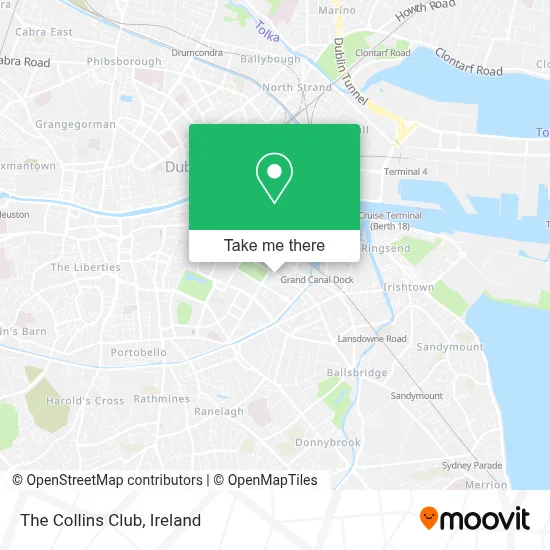 The Collins Club map