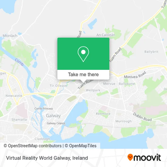 Virtual Reality World Galway map