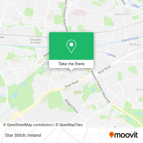 Star Stitch map