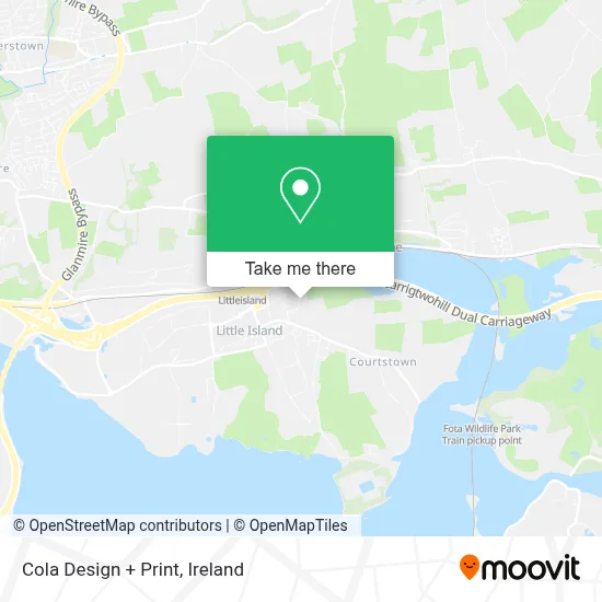 Cola Design + Print map