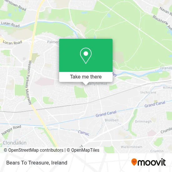 Bears To Treasure map