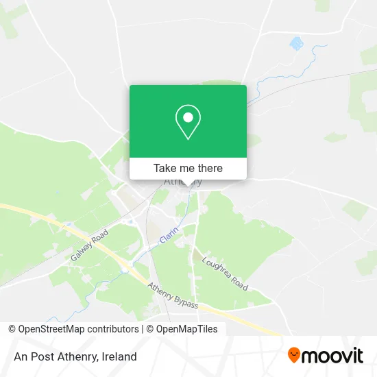 An Post Athenry map