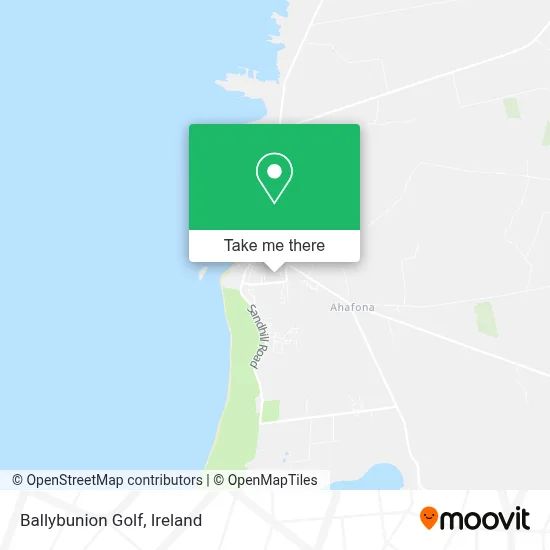 Ballybunion Golf map